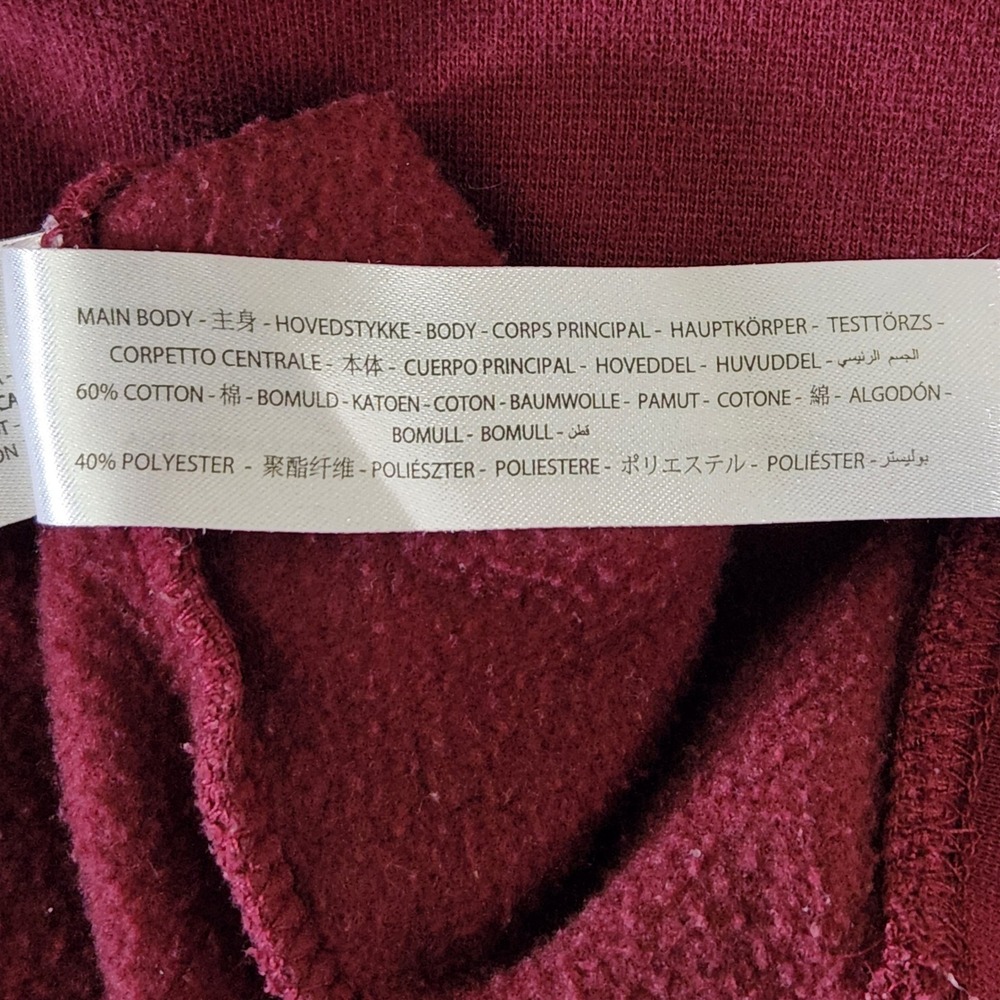Ariat Diamond Hoodie Womens Medium Burgundy Aztec Graphic Pullover Sweatshirt - Picture 4 of 10